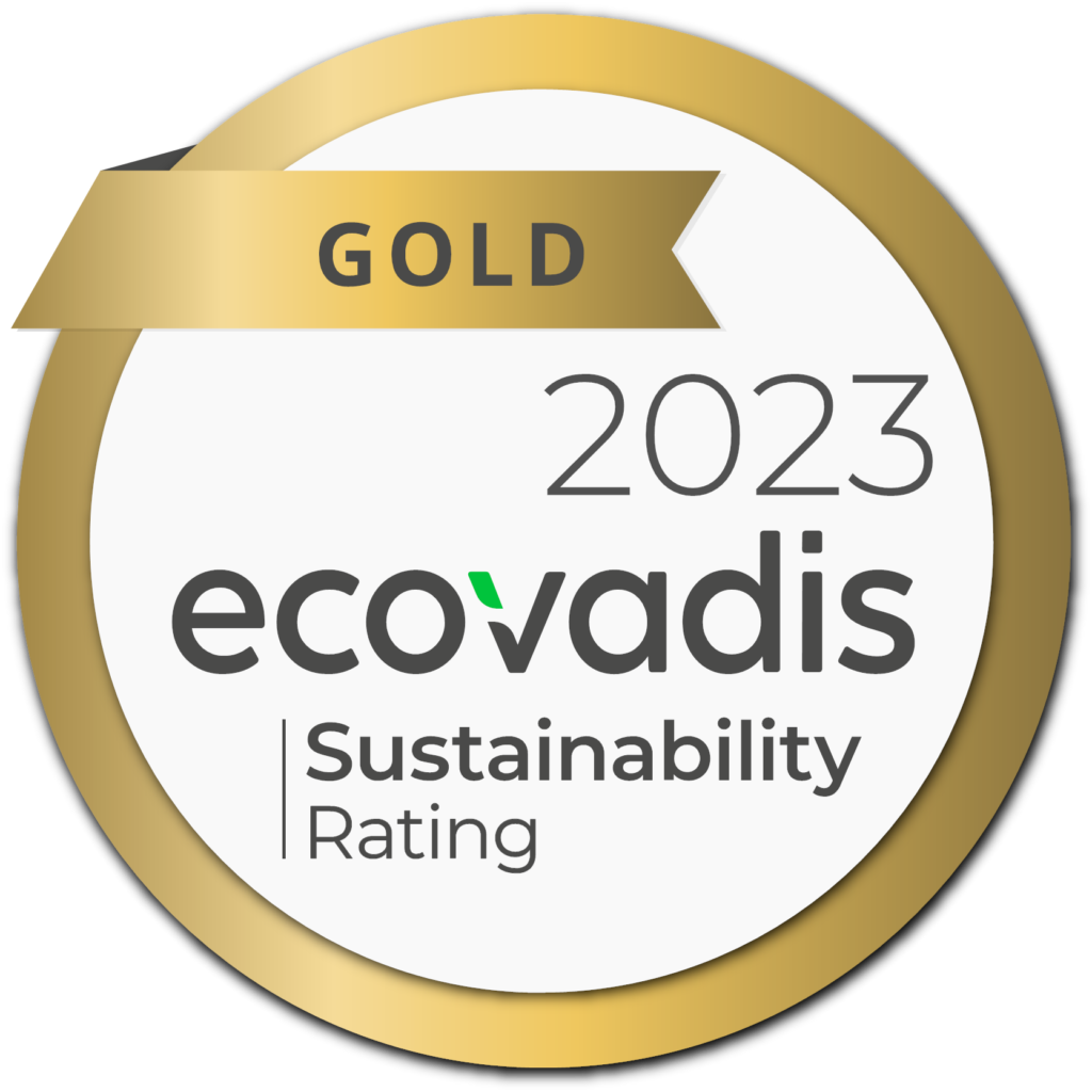 EcoVadis Gold Sustainability Rating 2023 for Canatu